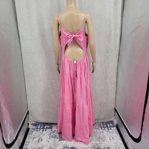 Chelsea & Violet Alyssa Sweetheart Neckline Sleeveless Cotton Slub Maxi Dress - Picture 5 of 15